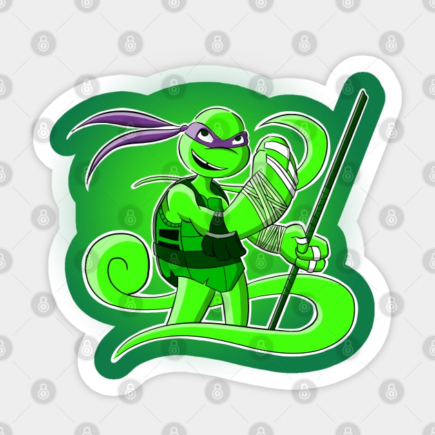 Donatello Sticker by Fishonastick